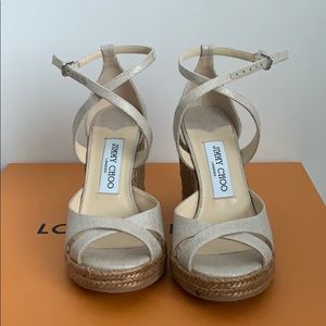 Jimmy Choo Alana Espadrille Wedge Sandal